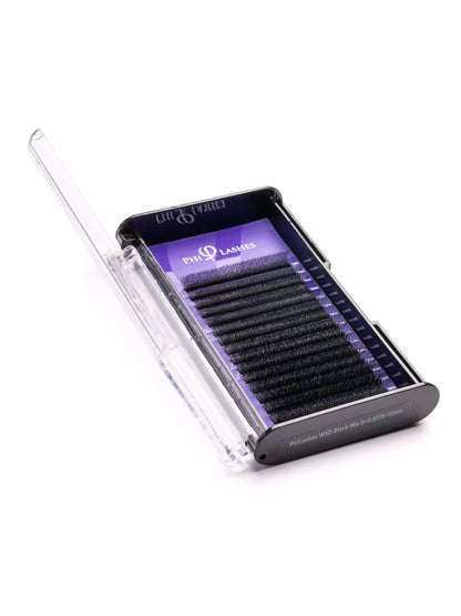 PhiLashes W5D Black Mix D-0.07/ 8-14mm