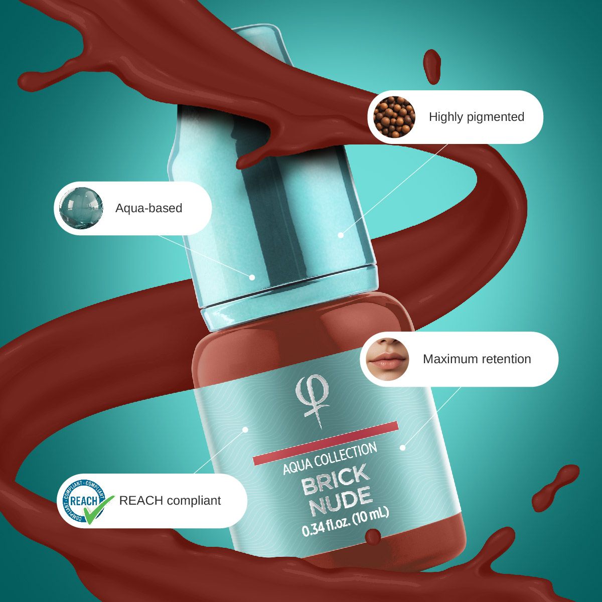 Brick Nude PMU Pigment 10ml