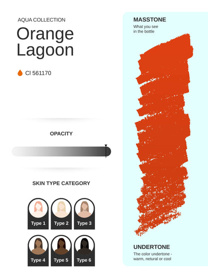 Orange Lagoon PMU pigment 10ml