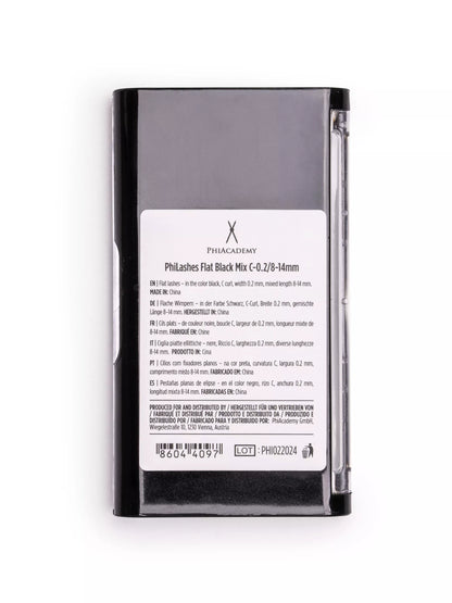 PhiLashes Flat Black Mix C-0.2/8-14 mm