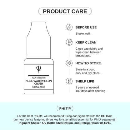 Nude Watermelon Crush PMU pigment 10ml