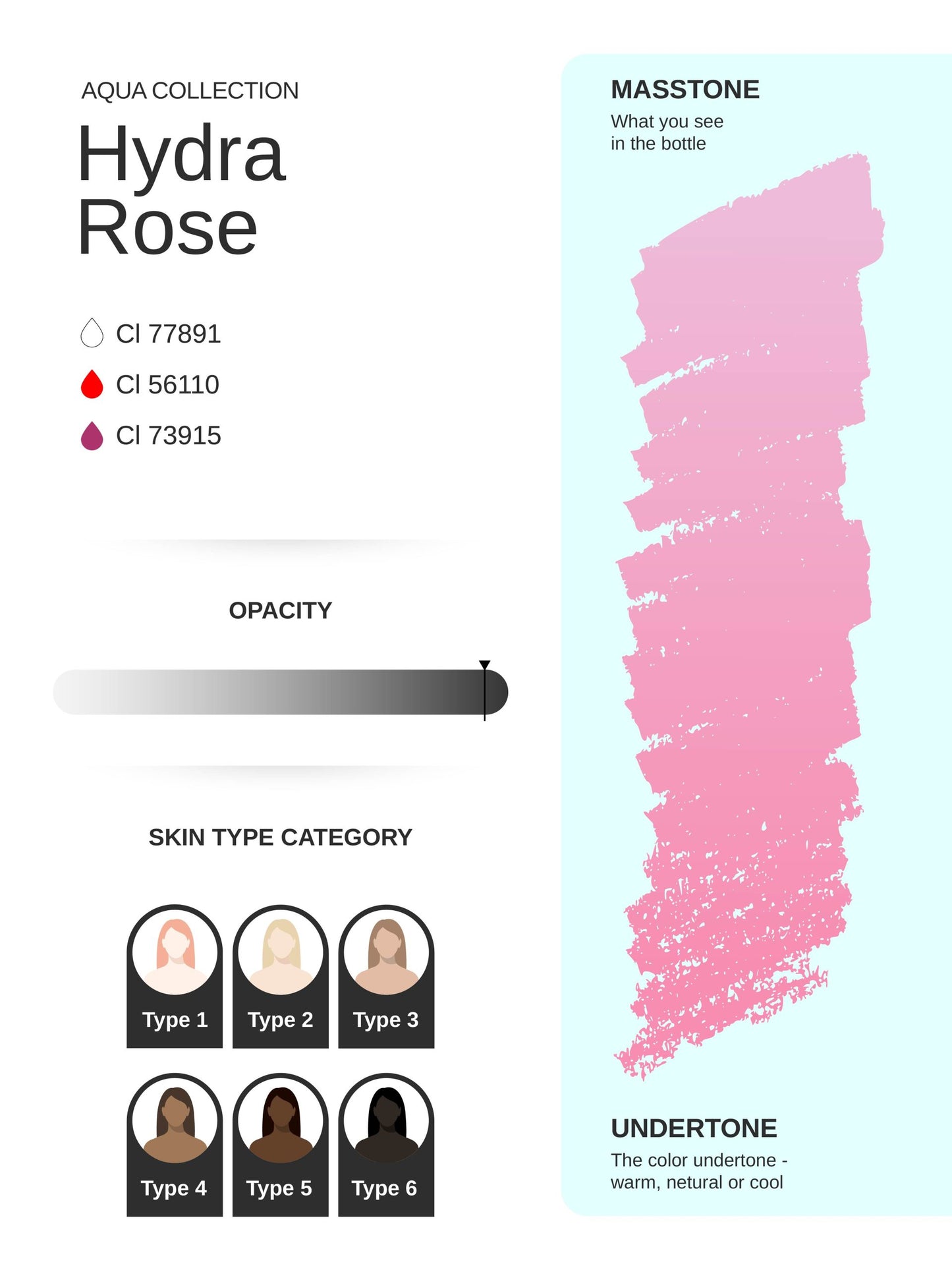 Hydra Rose PMU pigment 10ml