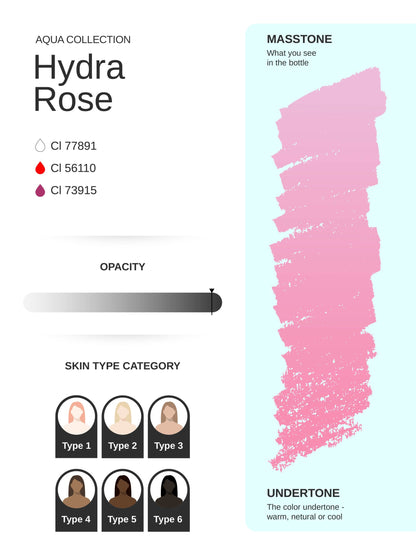 Hydra Rose PMU pigment 10ml