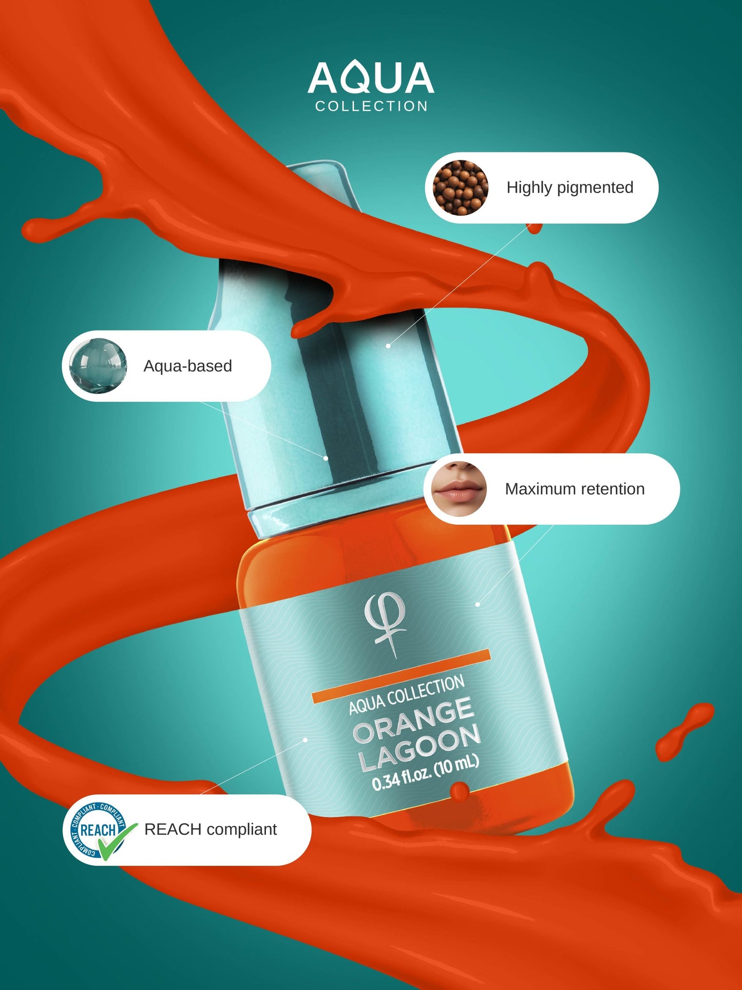 Orange Lagoon PMU pigment 10ml