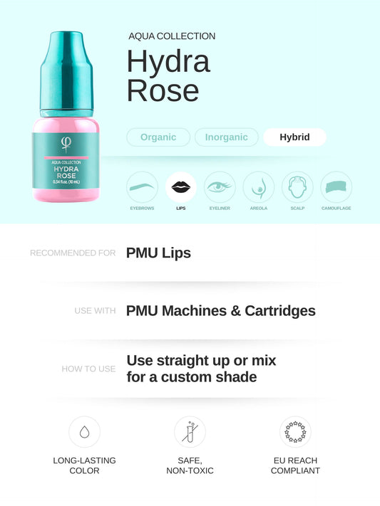 Hydra Rose PMU pigment 10ml