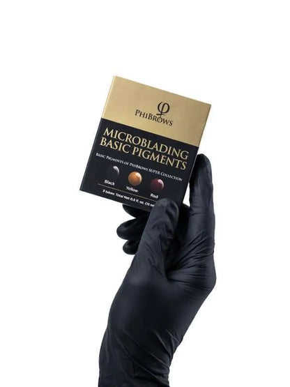 PhiBrows Microblading Basic Pigment Collection SUPER Set 3 pcs