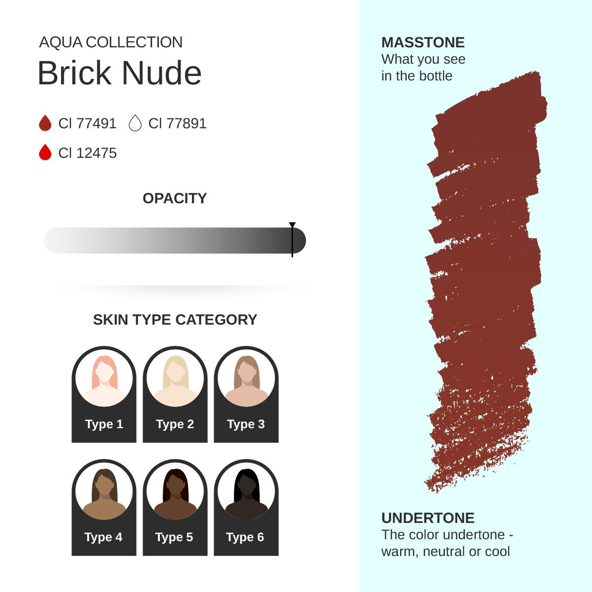 Brick Nude PMU Pigment 10ml