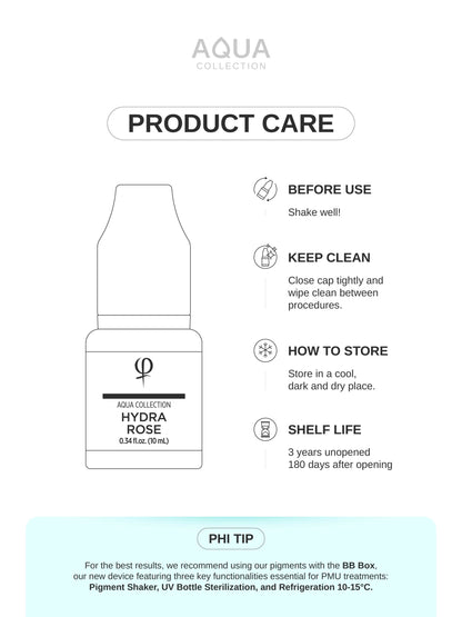 Hydra Rose PMU pigment 10ml