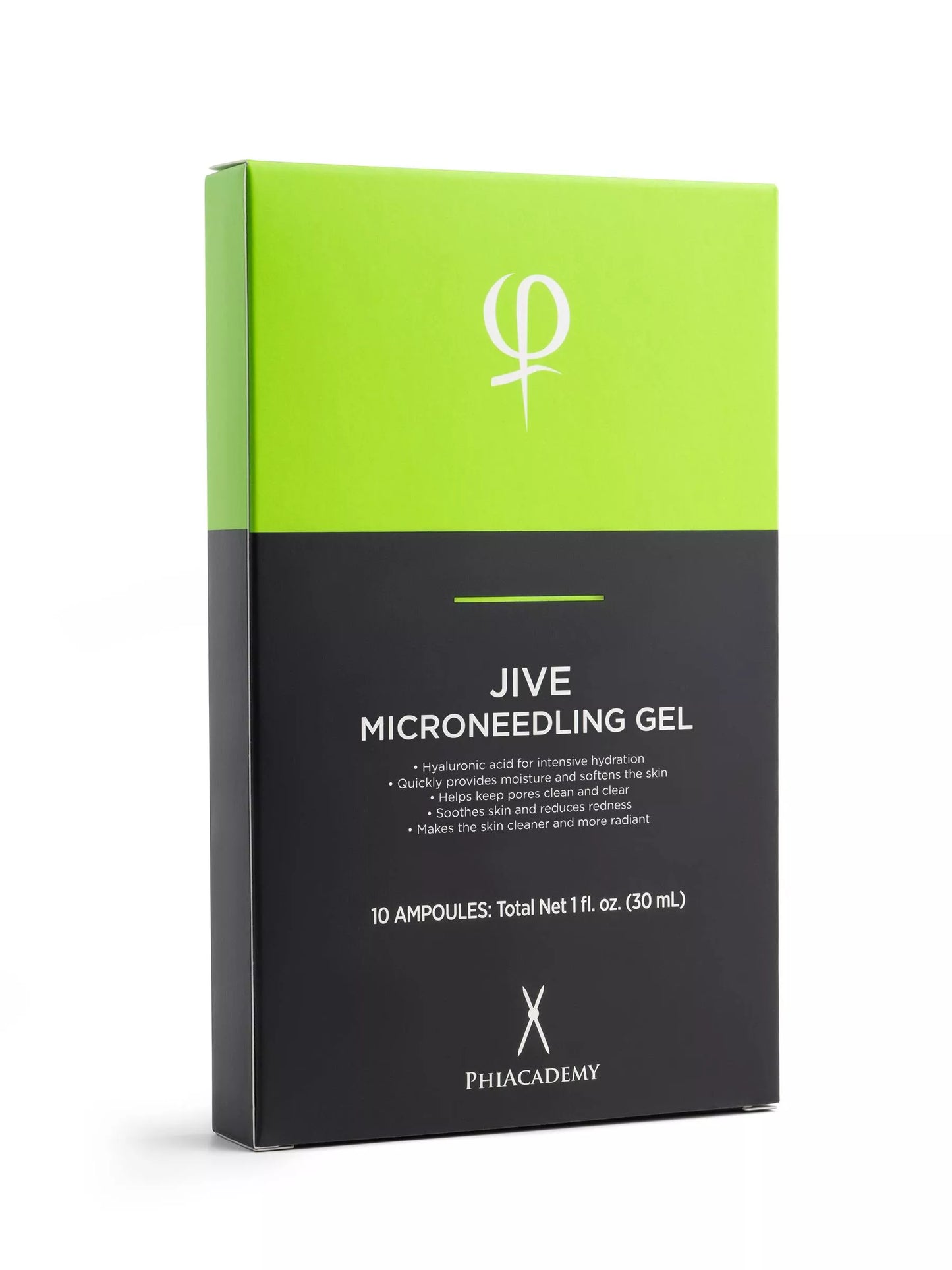 PhiLings Jive Microneedling Gel Hyaluronic Acid 1 Fl Oz (30ml) 2 x 5 Ampoules Phi Academy
