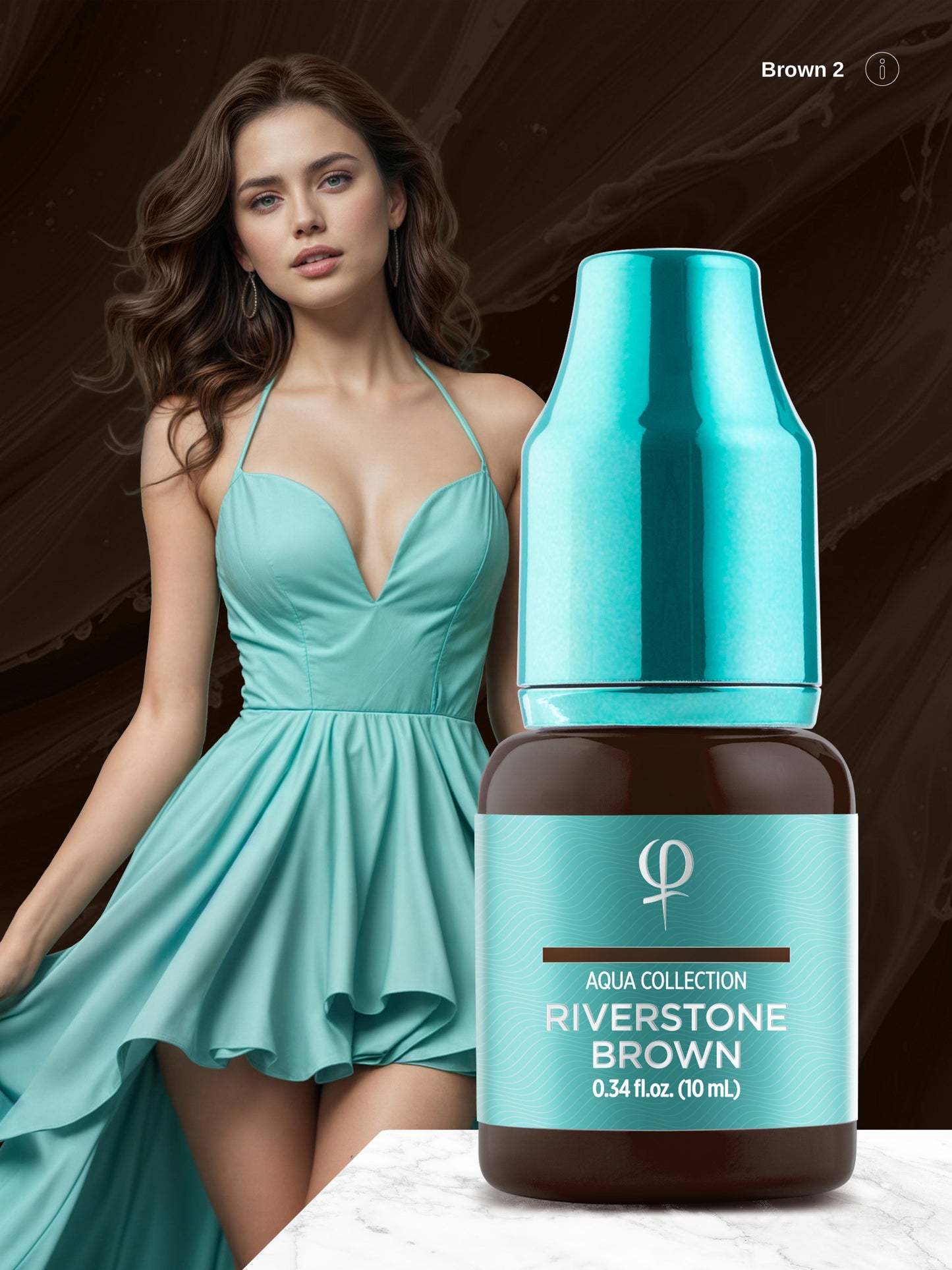 Riverstone Brown PMU Pigment 10ml