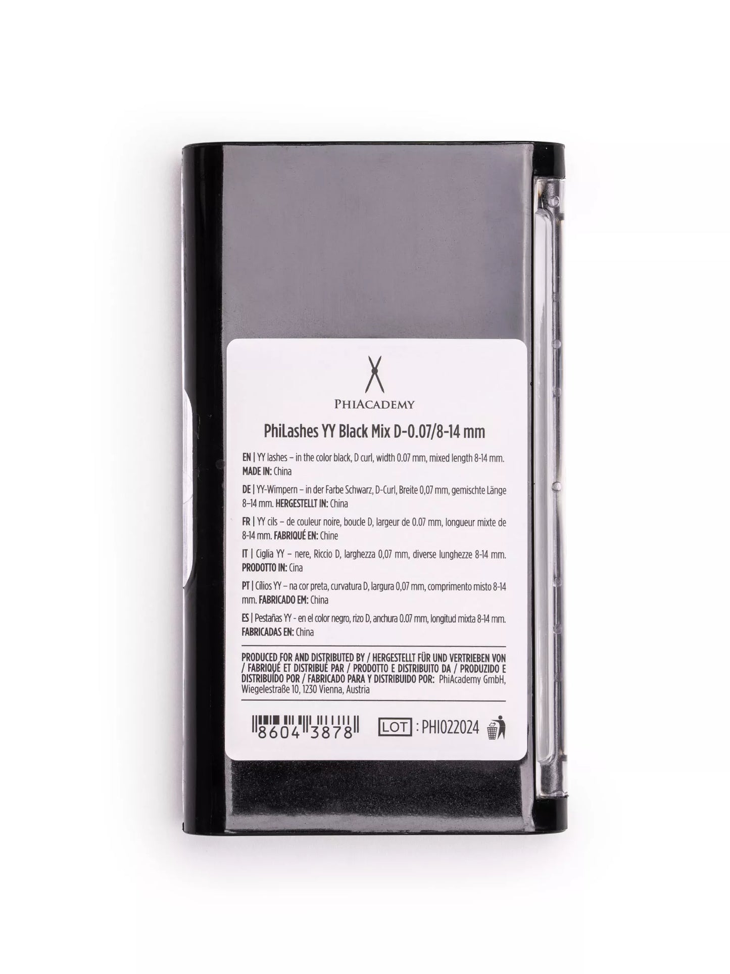 PhiLashes YY Black Mix D-0.07/8-14 mm