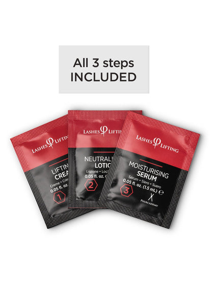 Lashes Lifting Sachet Set (All 3 Steps)