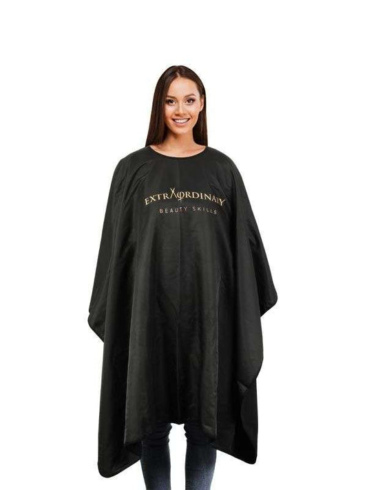Phi Cosmetic Cape ‘EXTRAORDINARY BEAUTY SKILLS’ Black